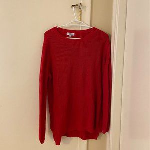 525 America 100% Cotton Red Sweater